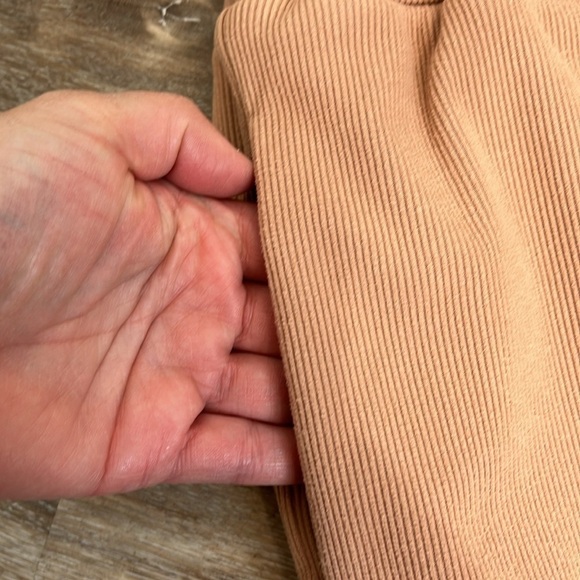 Allie Rose Loungewear Matching Set Women's Size Small Pink Ribbed Hoodie Pants - Picture 8 of 16